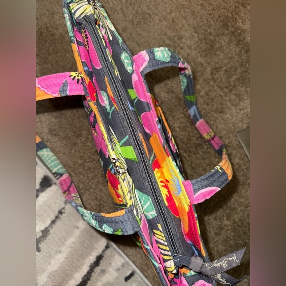 Vera Bradley Mandy Tote Bag in "Jazzy Blooms" Pattern - Picture 9 of 16